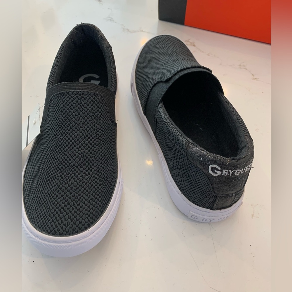 G By Guess Slip On Sneakers Women’s Size 7.5. Black Sparkling With Box Unworn. - Picture 4 of 8